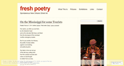 Desktop Screenshot of freshpoetry.wordpress.com