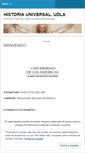Mobile Screenshot of historiauniversaludla.wordpress.com