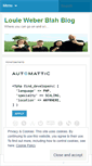 Mobile Screenshot of louieweber.wordpress.com