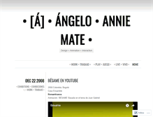 Tablet Screenshot of angeloanniemate.wordpress.com