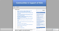 Desktop Screenshot of kgia.wordpress.com