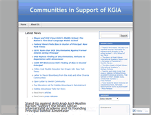 Tablet Screenshot of kgia.wordpress.com
