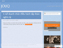 Tablet Screenshot of jouq.wordpress.com