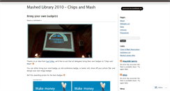 Desktop Screenshot of chipsandmash.wordpress.com