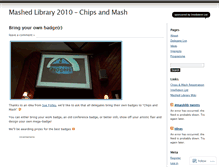 Tablet Screenshot of chipsandmash.wordpress.com