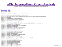 Tablet Screenshot of chemicaltrading.wordpress.com