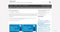 Desktop Screenshot of denkenswert.wordpress.com