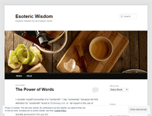 Tablet Screenshot of esotericinfo.wordpress.com