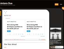 Tablet Screenshot of antaradua.wordpress.com