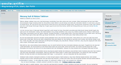 Desktop Screenshot of onclearifin.wordpress.com