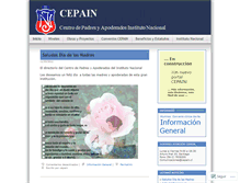 Tablet Screenshot of cepain.wordpress.com