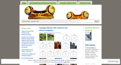 Desktop Screenshot of expeditionmedicine.wordpress.com