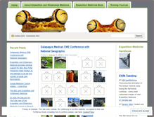 Tablet Screenshot of expeditionmedicine.wordpress.com