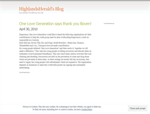 Tablet Screenshot of highlandsherald.wordpress.com