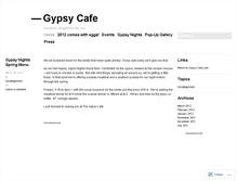 Tablet Screenshot of cafegypsy.wordpress.com