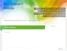 Tablet Screenshot of mrsgrishaw.wordpress.com