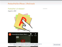 Tablet Screenshot of pockeysoft.wordpress.com