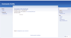 Desktop Screenshot of commandocivility.wordpress.com