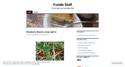 Desktop Screenshot of foodiestuff.wordpress.com