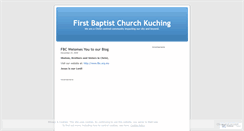 Desktop Screenshot of fbckuching.wordpress.com