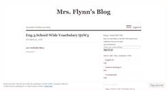 Desktop Screenshot of mrsflynn.wordpress.com