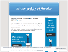 Tablet Screenshot of marockoperspektiv.wordpress.com