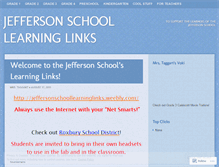 Tablet Screenshot of learninglinks.wordpress.com