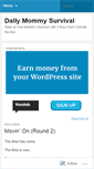 Mobile Screenshot of dailymommysurvival.wordpress.com