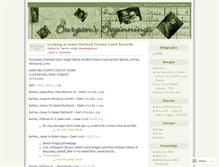 Tablet Screenshot of burgansbeginnings.wordpress.com
