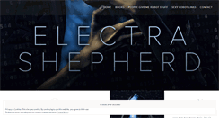 Desktop Screenshot of electrashepherd.wordpress.com