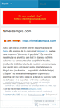 Mobile Screenshot of femeiasimpla.wordpress.com