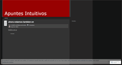 Desktop Screenshot of intuitivo.wordpress.com