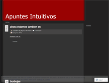 Tablet Screenshot of intuitivo.wordpress.com