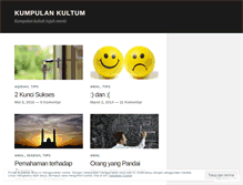 Tablet Screenshot of kultum.wordpress.com