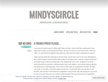 Tablet Screenshot of mindyscircle.wordpress.com