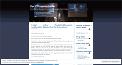 Desktop Screenshot of effizientertainer.wordpress.com