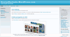 Desktop Screenshot of ozeiasmachado.wordpress.com