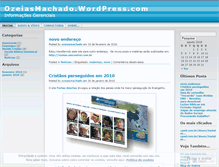 Tablet Screenshot of ozeiasmachado.wordpress.com