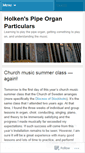 Mobile Screenshot of holken.wordpress.com