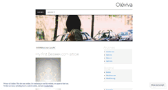 Desktop Screenshot of oleviva.wordpress.com