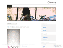 Tablet Screenshot of oleviva.wordpress.com