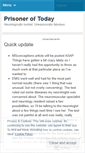 Mobile Screenshot of prisoneroftoday.wordpress.com