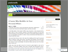 Tablet Screenshot of pastorwells.wordpress.com