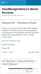 Mobile Screenshot of headbangerhenry.wordpress.com