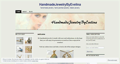Desktop Screenshot of handmadejewelrybyevelina.wordpress.com