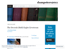 Tablet Screenshot of dumpsters2011.wordpress.com