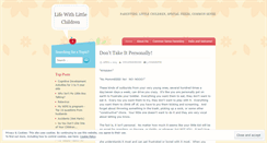 Desktop Screenshot of littlechildren.wordpress.com