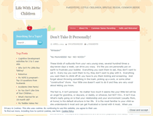 Tablet Screenshot of littlechildren.wordpress.com