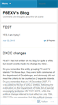 Mobile Screenshot of f6exv.wordpress.com