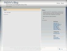 Tablet Screenshot of f6exv.wordpress.com